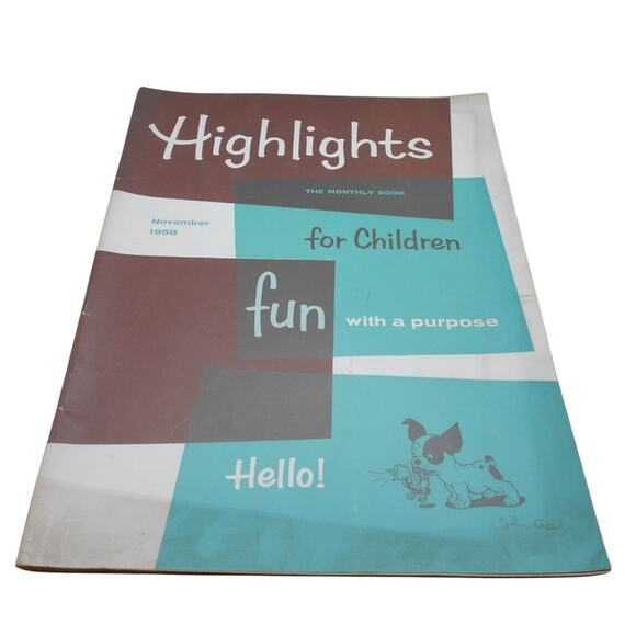 Highlights for Children Magazine November 1958 Vol 13, No 9 Vintage/Antique - Picture 1 of 10